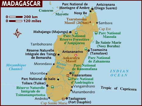 MADAGASCAR MAP